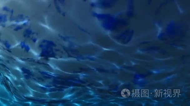 水面的涟漪和波动视频