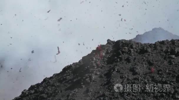 火山爆发视频