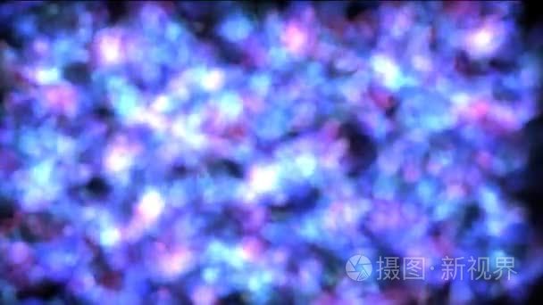 蓝色的紫罗兰色景抽象光束背景视频