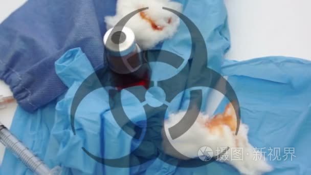 医疗废物生物危害标志多莉视频