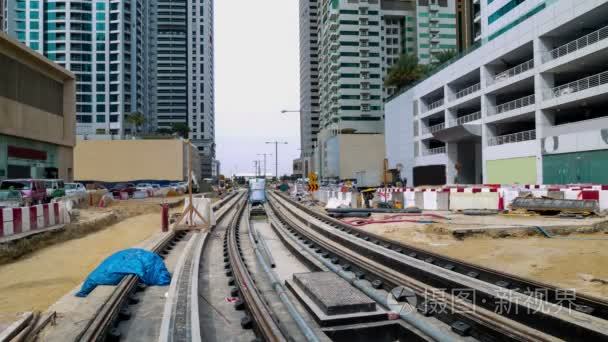 迪拜道路建设视频