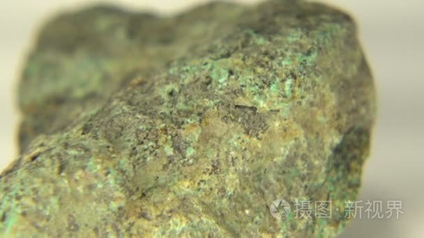铜矿石孔雀石视频