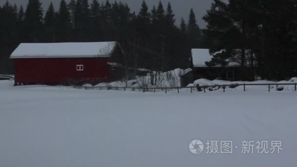 雪和暴雪视频