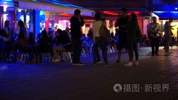 在威尼斯的夜生活视频