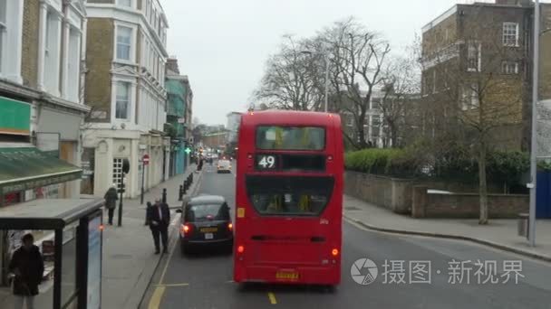 这个忙碌的早晨在伦敦街头