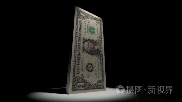 美元货币崩溃动画视频