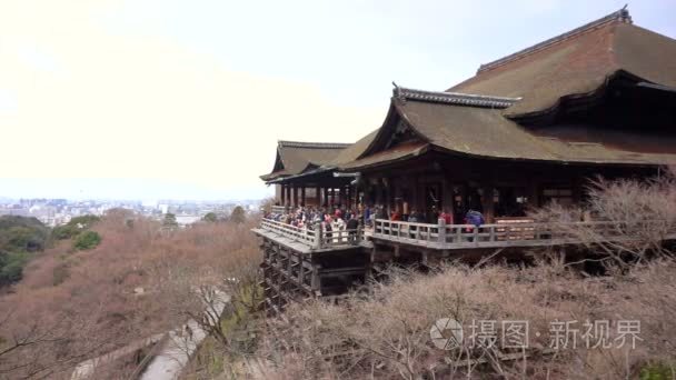 游客参观清水德拉寺视频