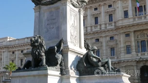 卡米洛 · Benso di Cavour 纪念碑。罗马