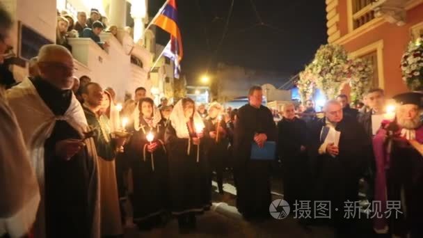 东正教的复活节庆祝活动视频