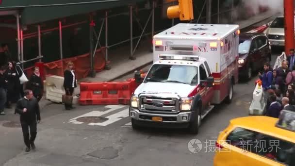 救护车在纽约