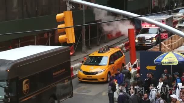 救护车在纽约的交通堵塞