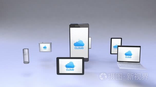 Cloud service in smart phone with ubiquitous mobile device conce