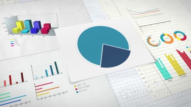 演示文稿，饼图的圆图表示 80%，以及各种图形关系图。第 2 版