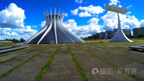 单叶双曲面冷却塔视频素材