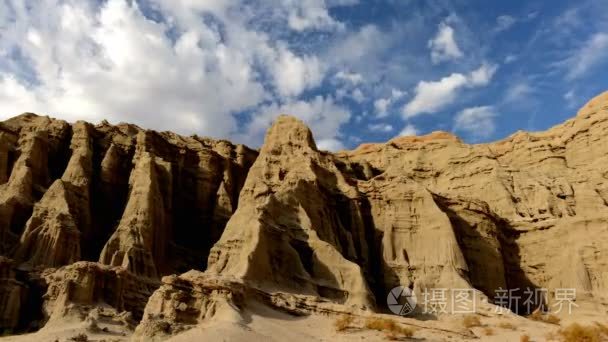 风景秀丽的红岩峡谷视频