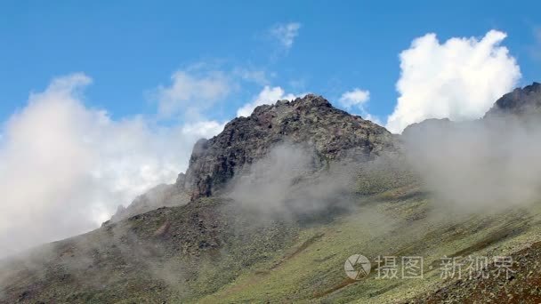 山脉和山谷的土耳其的看法视频