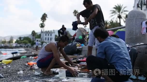 欧洲难民危机视频