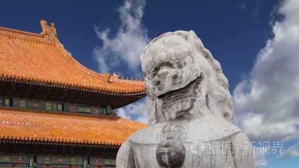 Stone Guardian Lion Statue in Beihai Park  is an imperial gard