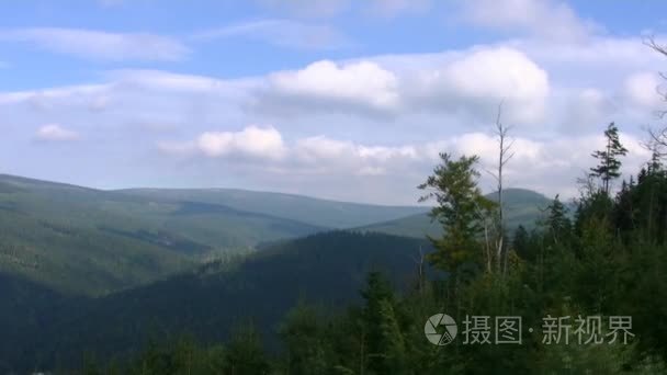 在哈拉霍夫山风景视频