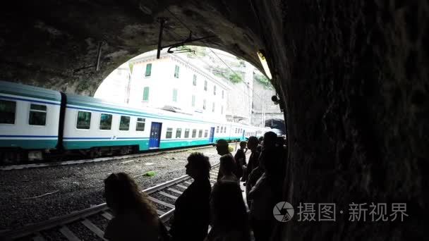 旅客列车在意大利视频