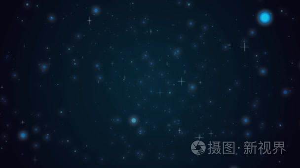 与群星璀璨的夜空视频