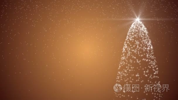 Christmas tree holiday animation background