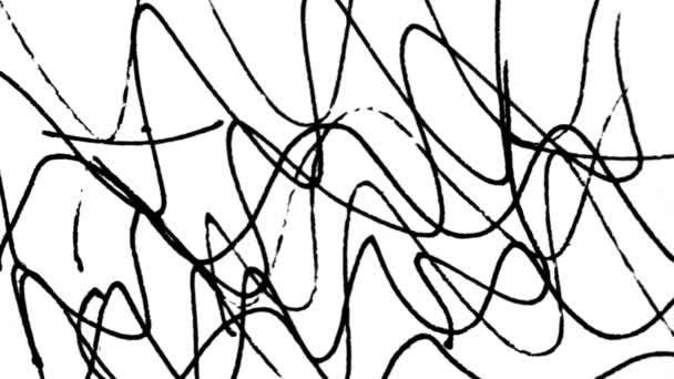 乱涂乱画的元素.正在写入的动画短视频