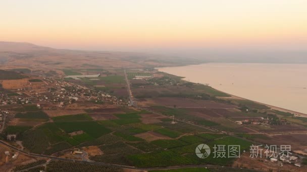 俯瞰加利利海的山 Arbel