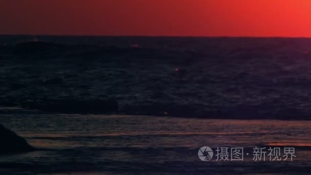 地中海上的夕阳