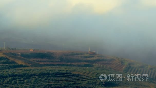 在以色列的田园山水云拍摄视频