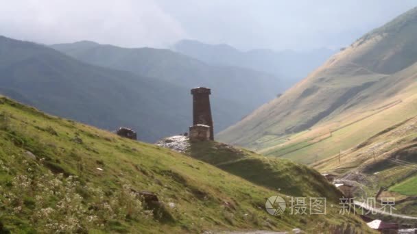 斯瓦涅季丘陵和山脉视频