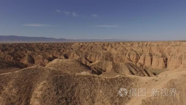 女孩在大峡谷旅游视频