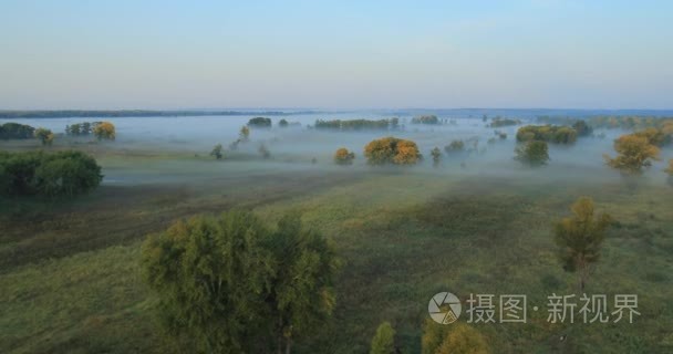 全景的秋景视频