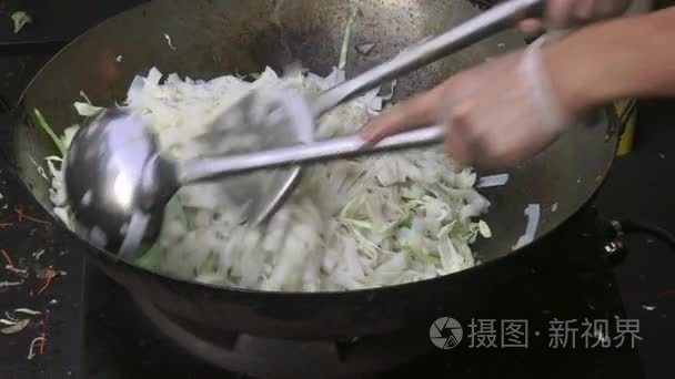 炒白菜中餐视频