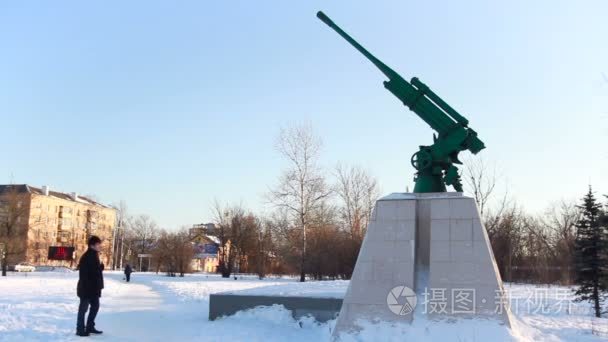 人和纪念碑二战冬季俄罗斯视频