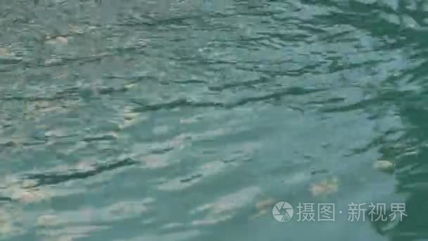 缓慢的水波纹