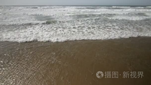 海洋海景摩洛哥海滩附近景区视频