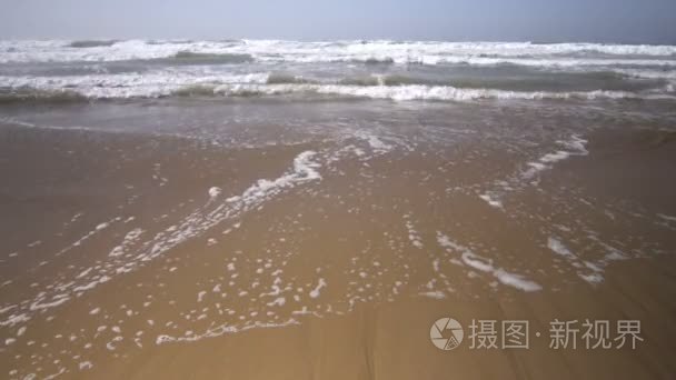 海洋海景摩洛哥海滩附近景区视频