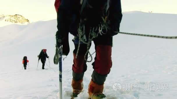 登山者去山视频