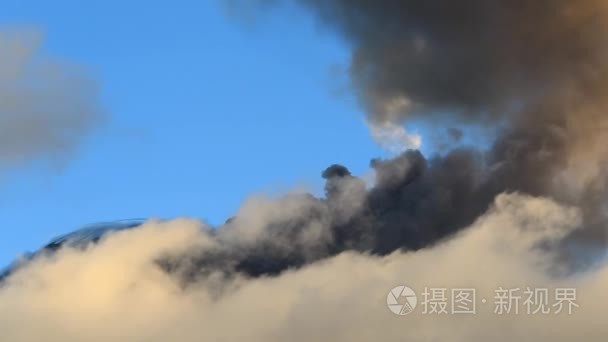 通古拉瓦火山活动视频