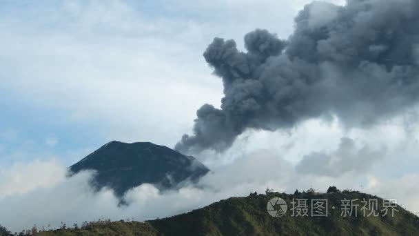 通古拉瓦火山喷发视频