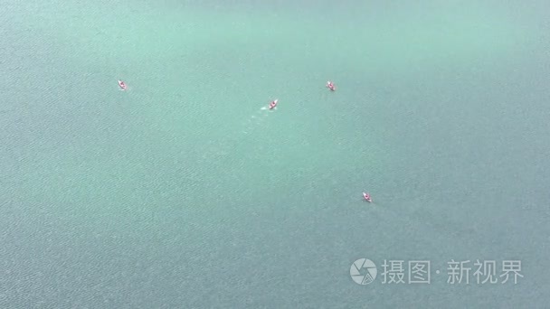 基洛托阿火山口湖漂流船视频