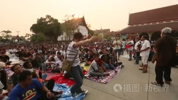 在浜 Pra 修道院，泰国围鲁仪式期间精神占有