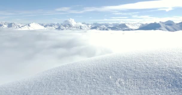 完整的雪阿尔卑斯山视频