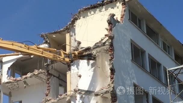 拆除建筑视频