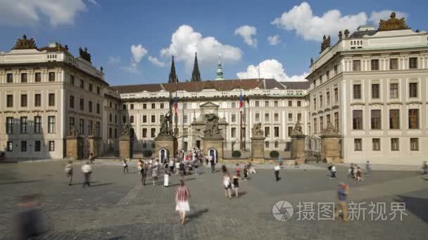 布拉格城堡与圣维特大教堂视频