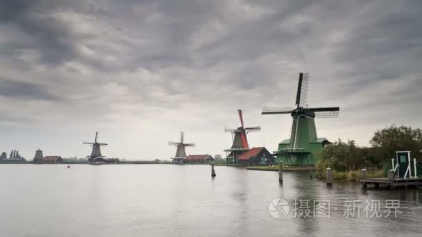 zaanse schans 的大风车