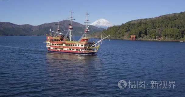 芦湖富士山背后视频