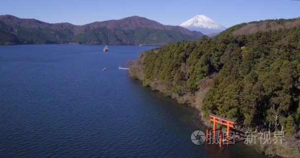 芦湖富士山背后视频