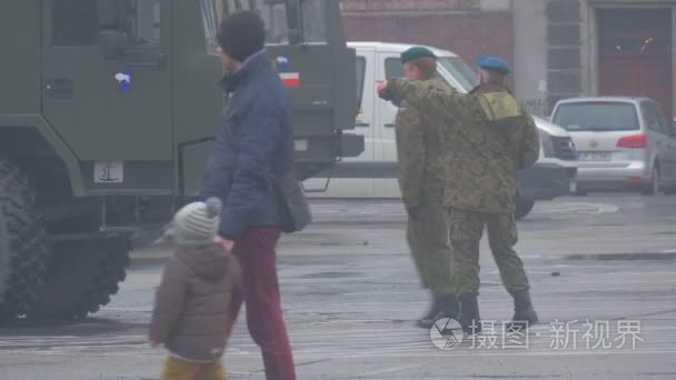 Soldiers Near Vehicle Opole Nato Atlantic Resolve Operation Man 